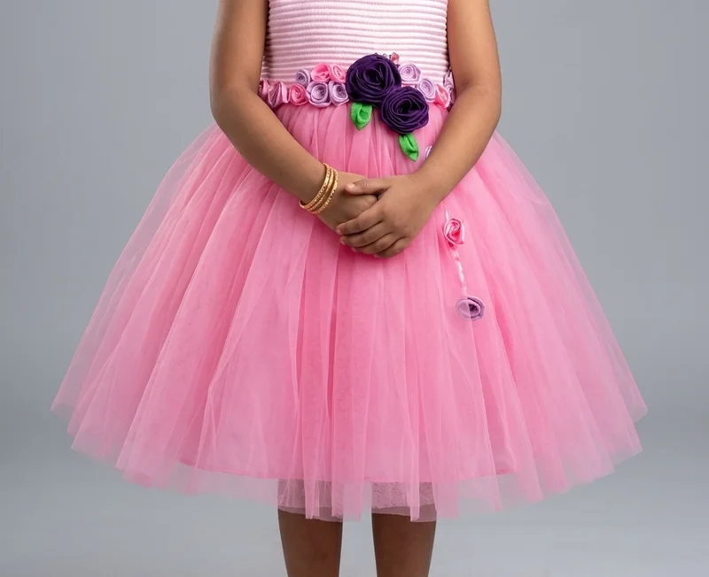 Pink Blossom Party Dress